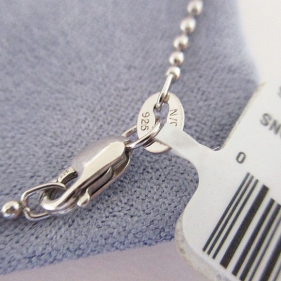 ALEX WOO Sterling Silver Letter C Necklace - Picture 4 of 4